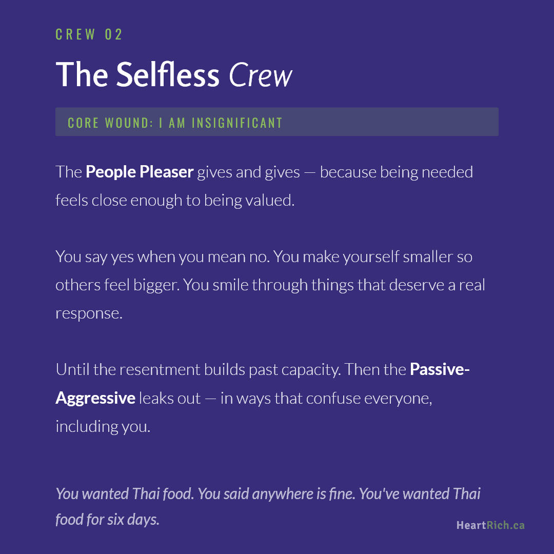 The Selfless Crew — Inner Crews Series by HeartRich