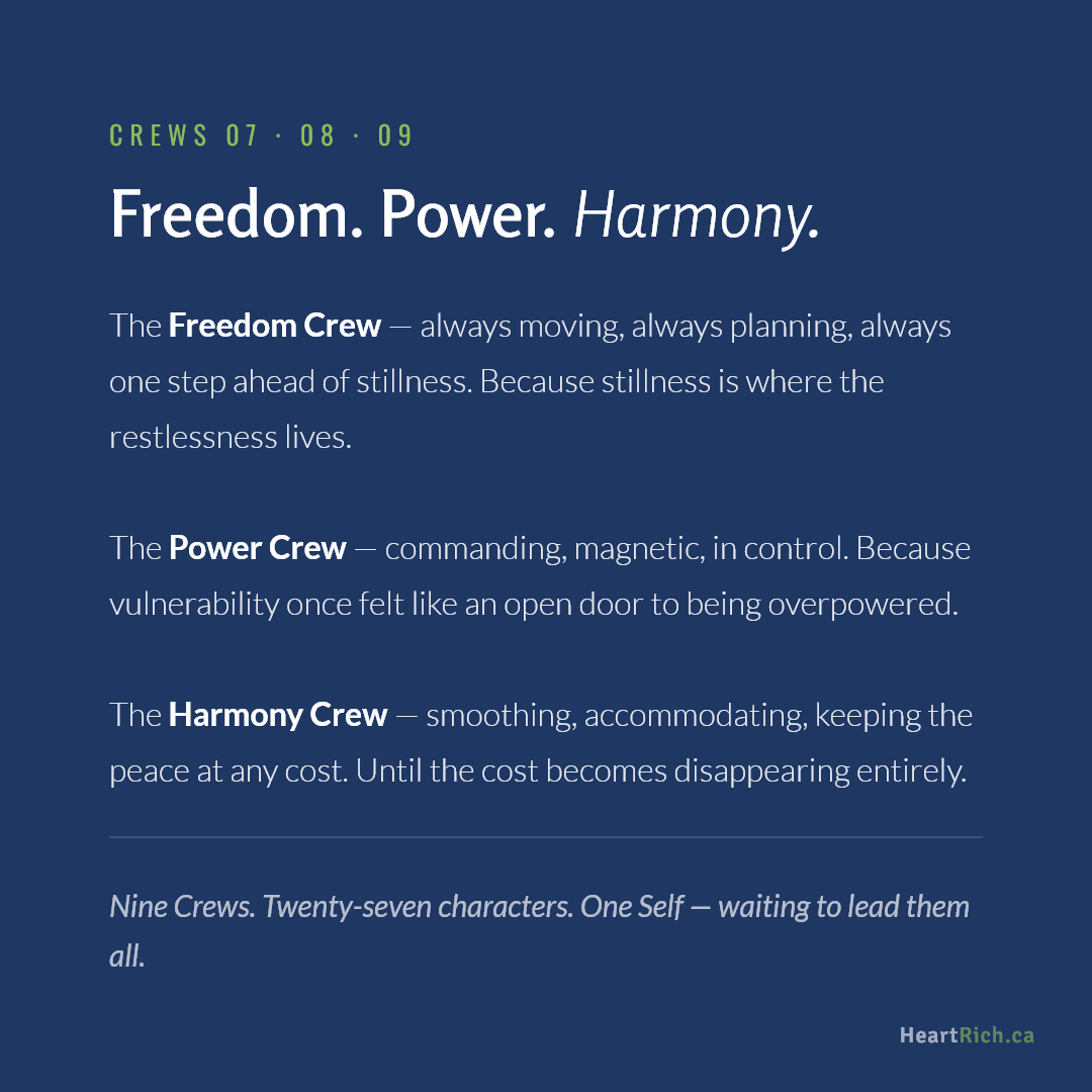 The Freedom, Power & Harmony Crews — Inner Crews Series by HeartRich