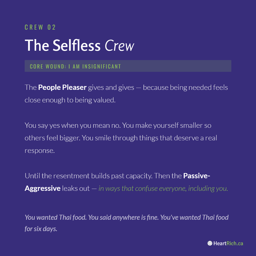 The Selfless Crew — Inner Crews Series by HeartRich
